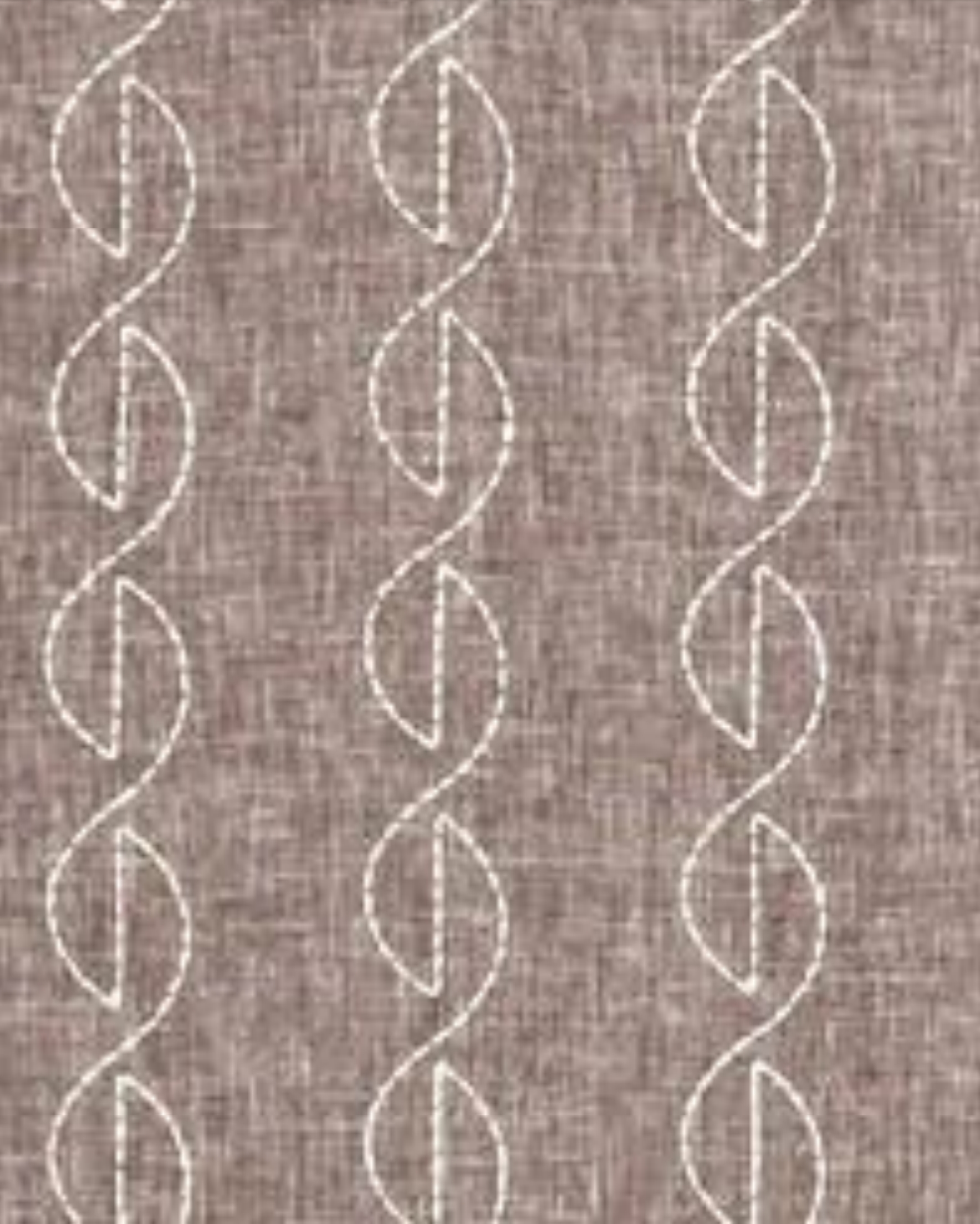 Taupe Stone Embroidery Drapes